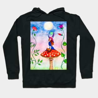 Redhead witch and ginger kitty Hoodie